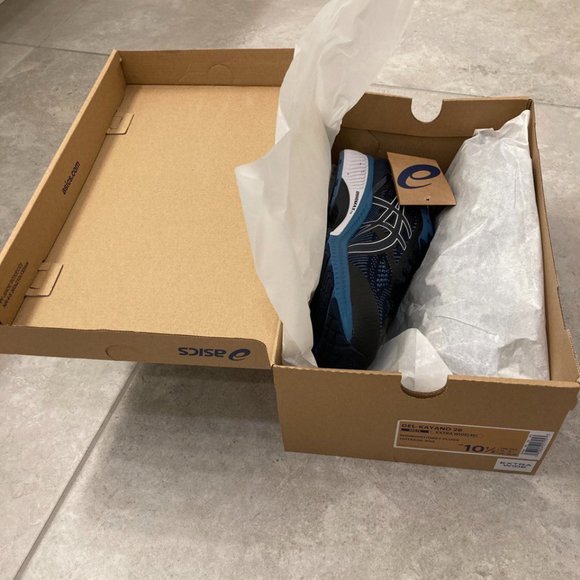 ASICS Men's Gel-Kayano 26 10.5 Extra Wide (4E) - Midnight/Grey Floss - Picture 3 of 10